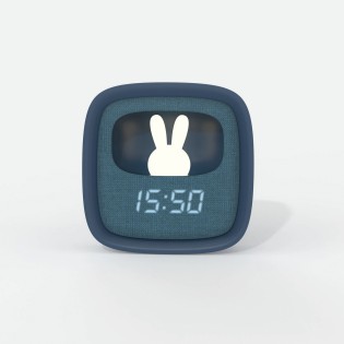 Réveil veilleuse Billy Clock bleu nuit - Mobility on Board