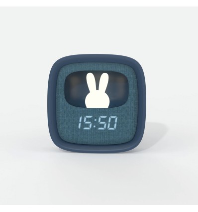 Réveil veilleuse Billy Clock bleu nuit - Mobility on Board