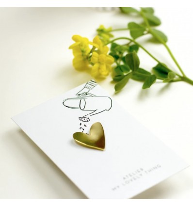 Pin's doré Coeur - My Lovely Thing