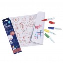Mini set de table silicone Poney Club - Super Petit