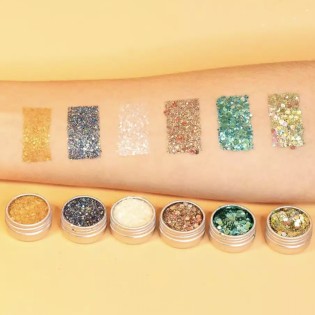 Kit maquillage paillettes bio Bestsellers - Sisi La Paillette