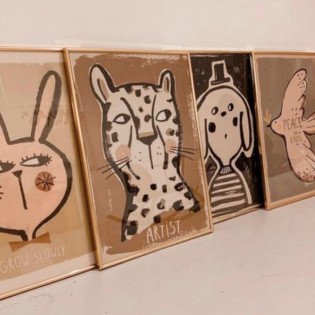 Affiche Tigre Artiste - Studio Loco 2