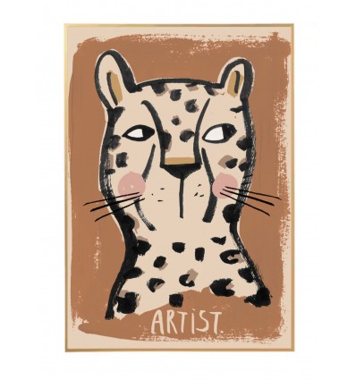 Affiche Tigre Artiste - Studio Loco