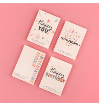 Graines à planter "Happy You" - La Fabrique à Sachets