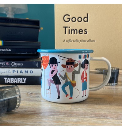 Mug émaillé Movie Lover Ingela Arrhenius - Omm Design