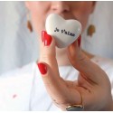 Coeur en céramique "Je t'aime"