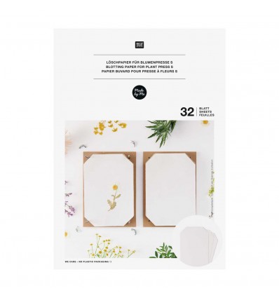 Papier buvard pour presse à fleurs - Rico Design