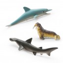 Set de 4 petites figurines Animaux Marins