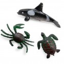 Set de 4 petites figurines Animaux Marins