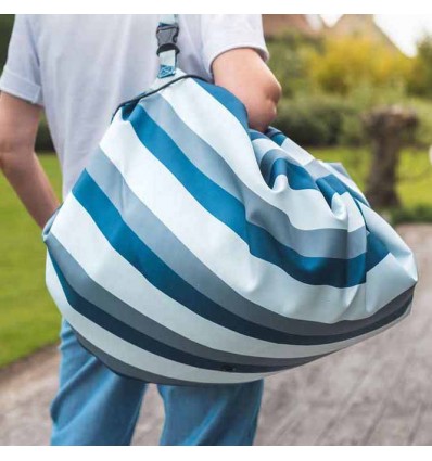 Grand sac de rangement extérieur RAYE VERT - Play & Go