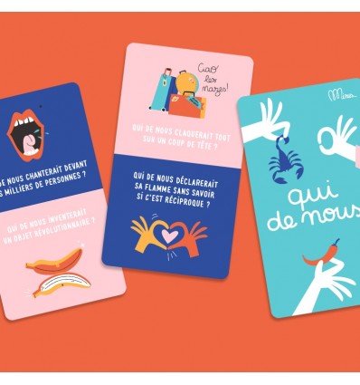 Jeu Qui de nous - Minus Editions