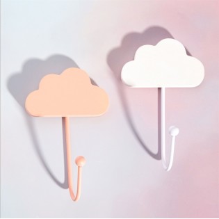 Patère nuage en bois et métal - Sass&Belle