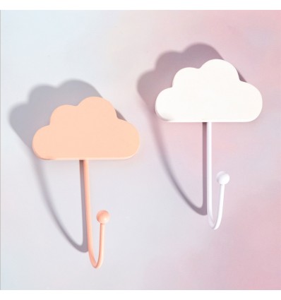 Patère nuage en bois et métal - Sass&Belle