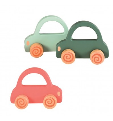 Voiture en bois rose - Egmont Toys