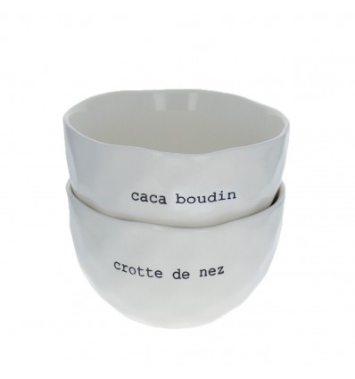 Bol en céramique "Caca boudin"