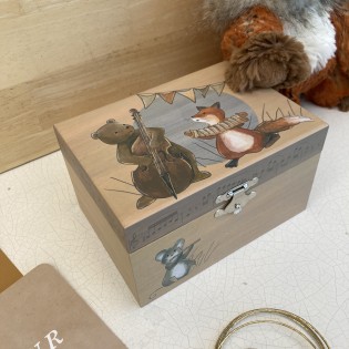 Boîte à bijoux musicale musiciens - Egmont Toys