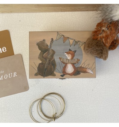 Boîte à bijoux musicale musiciens - Egmont Toys