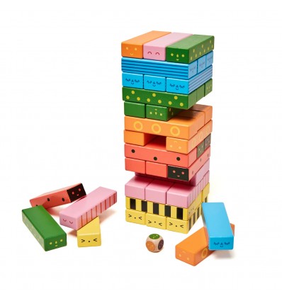 Tour infernale en bois Stack a bug - Kikkerland