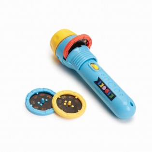 Lampe torche à projection et ses 3 contes - Kikkerland