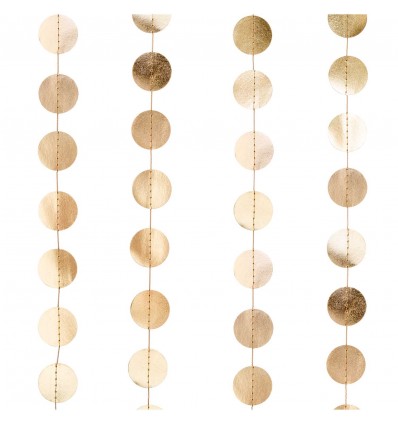 Guirlande ronds dorés - Rico Design