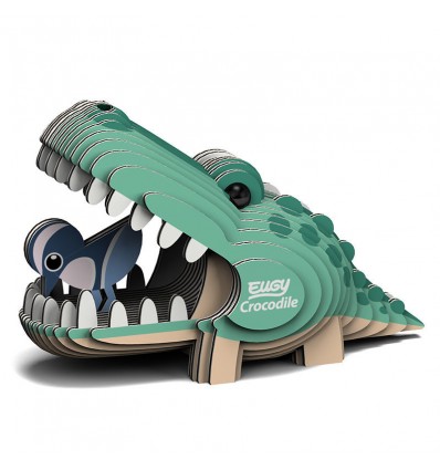 Eugy puzzle Crocodile 3D en carton