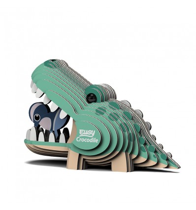 Eugy puzzle Crocodile 3D en carton