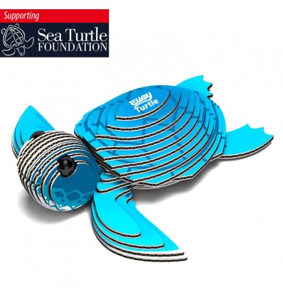 Eugy puzzle Tortue 3D en carton