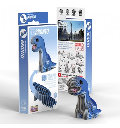Eugy puzzle Brontosaure 3D en carton