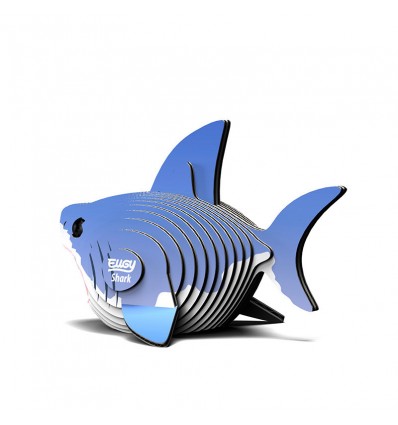 Eugy puzzle Requin 3D en carton