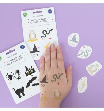 Tatouages temporaires Sorciers - My Little Day