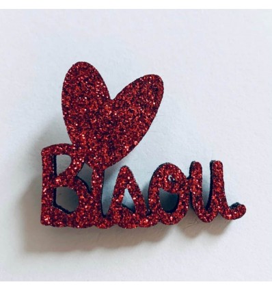 Pin's bisou rouge - Les Petites Hirondelles