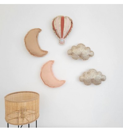 Nuage pailleté argent - Luciole et Petit Pois