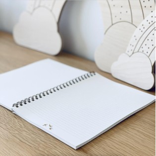 Carnet spirale Hirondelles sur fil- Les Petites Hirondelles 2