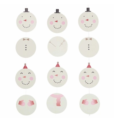 Guirlande cousue bonhomme de neige - Rico Design