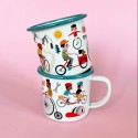 Mug émaillé Vélo Ingela Arrhenius - Omm Design