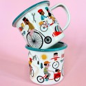 Mug émaillé Vélo Ingela Arrhenius - Omm Design