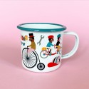 Mug émaillé Vélo Ingela Arrhenius - Omm Design