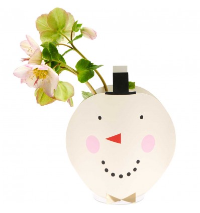 Couvre-vase en papier Bonhomme de neige - Rico Design