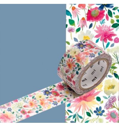 Masking tape Bluebellgray Zinnia