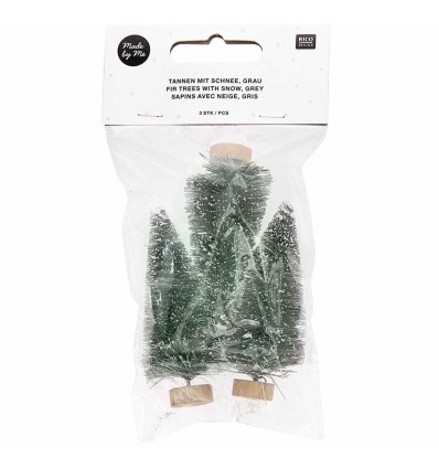 Set de 3 mini sapins  - Rico Design