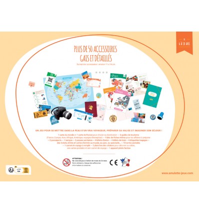 Coffret "Si je partais en vacances" - Amulette