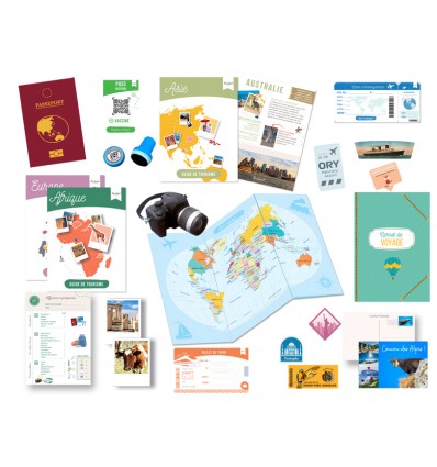 Coffret "Si je partais en vacances" - Amulette