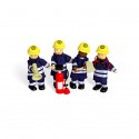 Set de 4 pompiers - Bigjigs