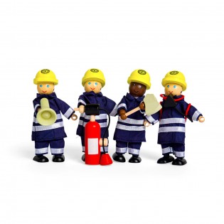 Set de 4 pompiers - Bigjigs