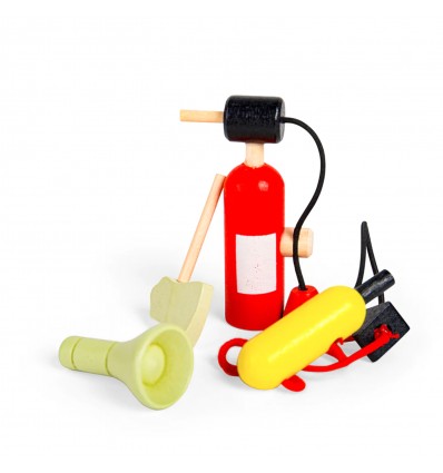Set de 4 pompiers - Bigjigs