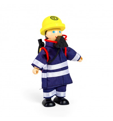 Set de 4 pompiers - Bigjigs