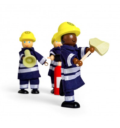 Set de 4 pompiers - Bigjigs
