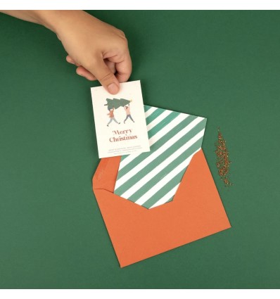 Carte à planter "Merry Christmas" - La Fabrique à Sachets