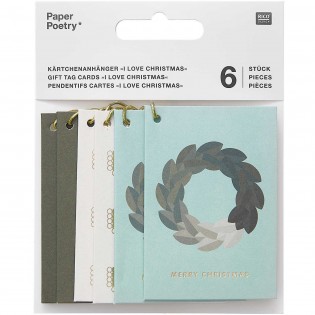 Etiquettes cadeaux I Love Christmas - Rico Design 2