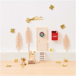 Kit "Le monde des lutins" objets miniatures en bois  - Rico Design 2